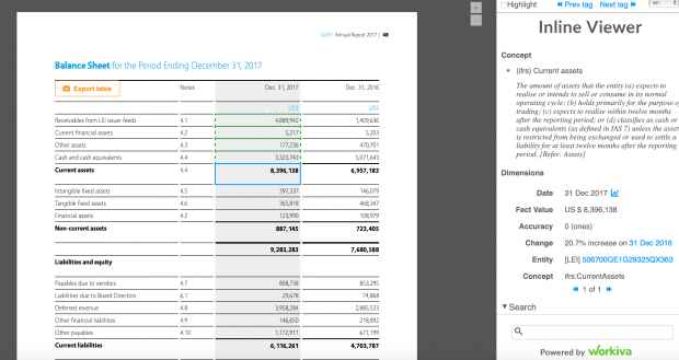 Inline XBRL Viewer